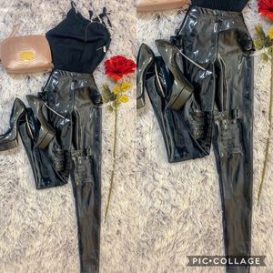 Black Milk Liquid PVC leggings